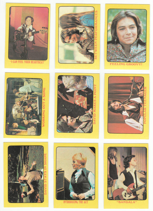 1972 A&BC Partridge Family Cards
