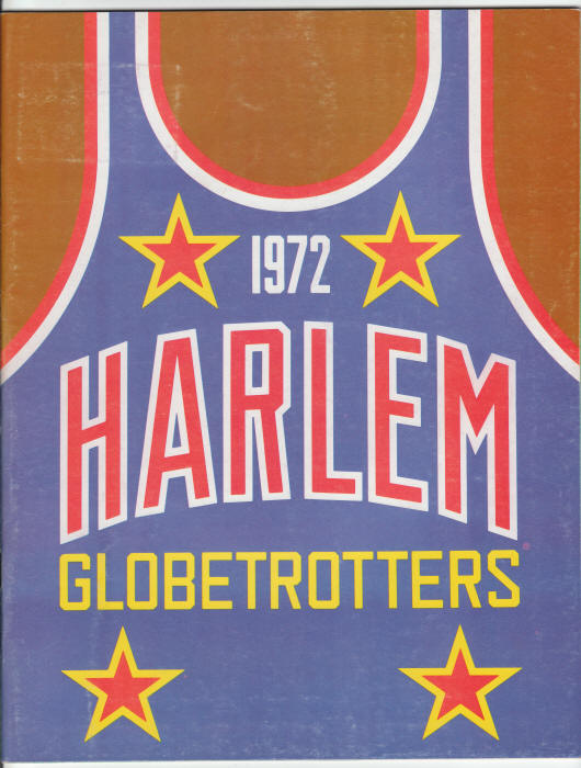 Harlem Globetrotters 1972 Program front cover