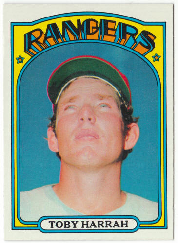 1972 Topps Baseball #104 Toby Harrah Rookie Card