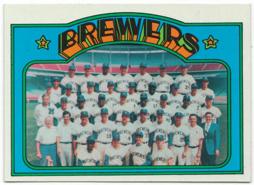 1972 Topps Baseball #106 Milwaukee Brewers Team