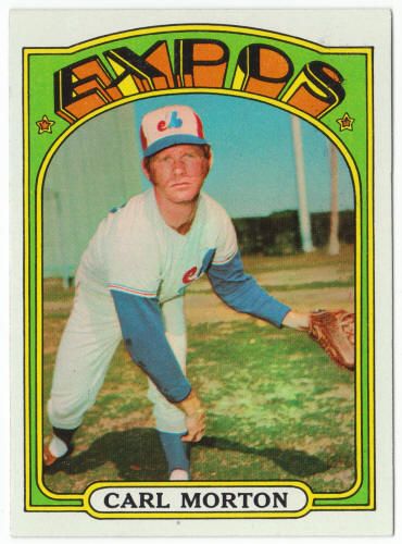 1972 Topps Baseball #134 Carl Morton
