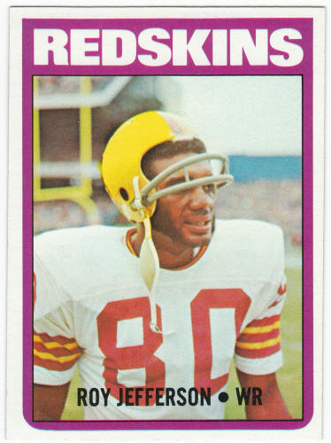 1972 Topps Football #142 Roy Jefferson