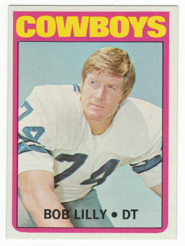 1972 Topps Bob Lilly #145 front