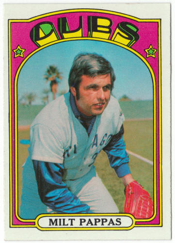 1972 Topps Baseball #208 Milt Pappas