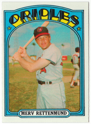 1972 Topps Baseball #235 Merv Rettenmund