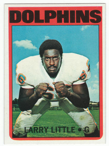 1972 Topps Larry Little Rookie Card #240 front