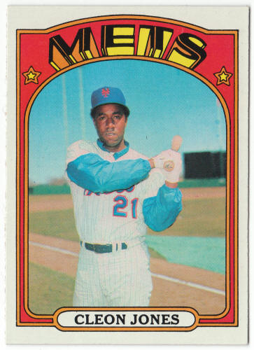 1972 Topps Baseball #31 Cleon Jones