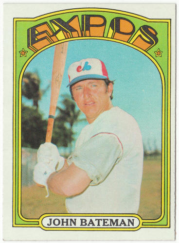1972 Topps Baseball #5 John Bateman
