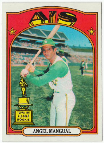 1972 Topps Baseball #62 Angel Mangual