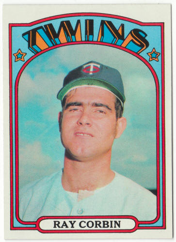 1972 Topps Baseball #66 Ray Corbin Rookie Card