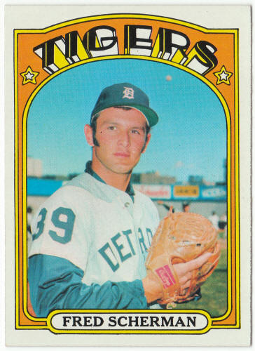 1972 Topps Baseball #6 Fred Scherman