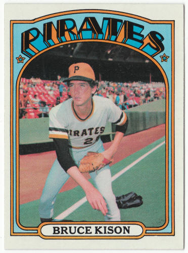 1972 Topps Baseball #72 Bruce Kison Rookie Card