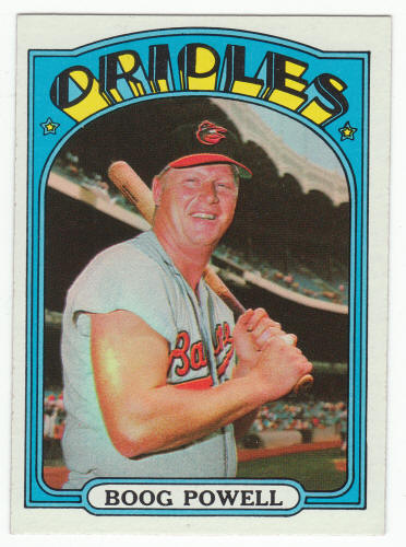 1972 Topps #250 Boog Powell baseball card front