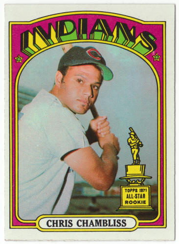 1972 Topps #142 Chris Chambliss Rookie Card front