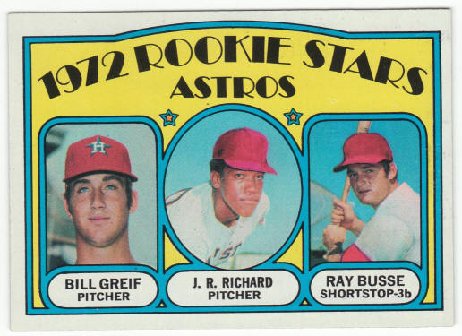 1972 Topps #101 Houston Astros Rookies front
