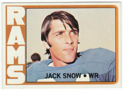 1972 Topps #152 Jack Snow card front