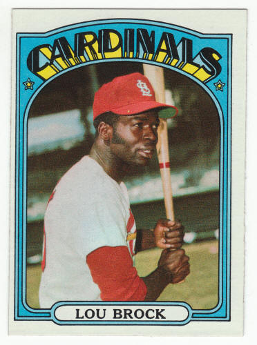 1972 Topps #200 Lou Brock front