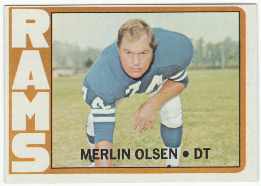 1972 Topps #181 Merlin Olsen front
