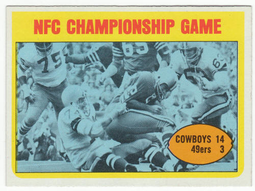 1972 Topps #138 NFC Championship Game Bob Lilly front