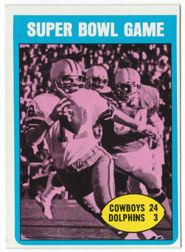 1972 Topps #139 Super Bowl Roger Staubach
