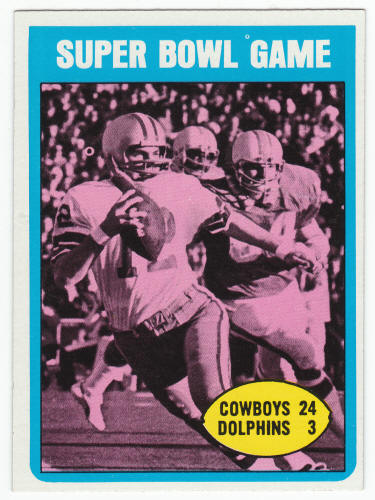 1972 Topps Super Bowl Roger Staubach #139