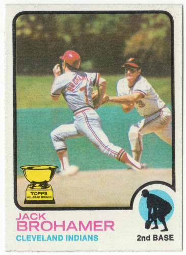 1973 Topps Baseball #181 Jack Brohamer Rookie Card