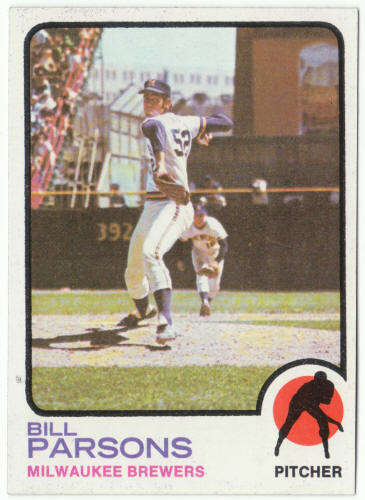 1973 Topps Baseball #231 Bill Parsons