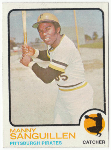 1973 Topps Baseball #250 Manny Sanguillen