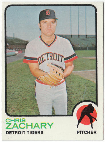 1973 Topps Baseball #256 Chris Zachary