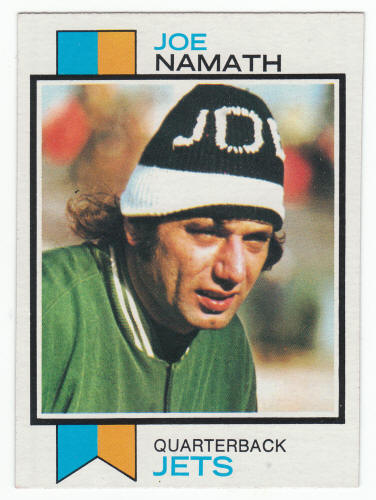 1973 Topps Joe Namath #400