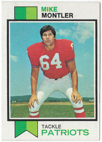 1973 Topps Football #409 Mike Montler