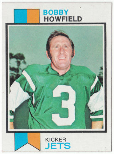 1973 Topps Football #425 Bobby Howfield Rookie Card