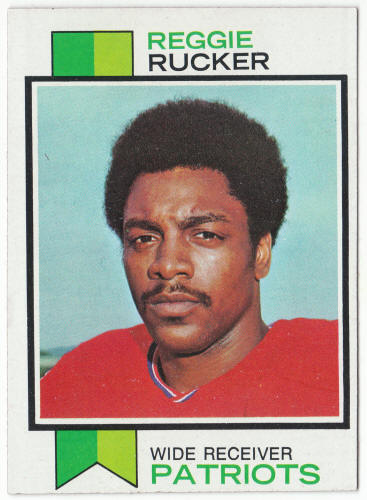 1973 Topps Football #517 Reggie Rucker Rookie Card
