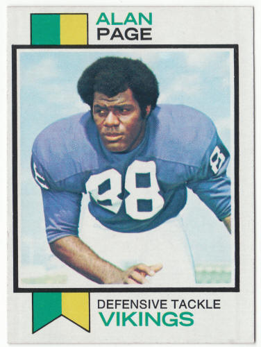 1973 Topps #30 Alan Page front