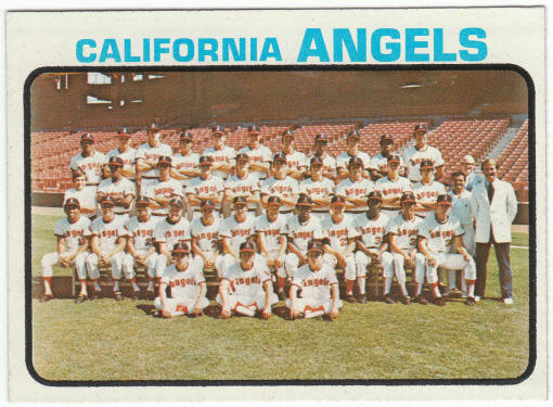 1973 Topps #243 California Angels Team front
