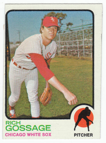 1973 Topps Rich Goose Gossage 174 Rookie Card front