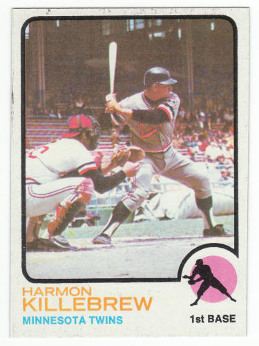 1973 Topps Harmon Killebrew #170 front