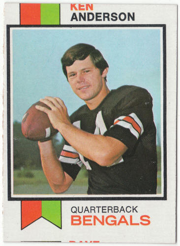 1973 Topps #34 Ken Anderson Rookie Card