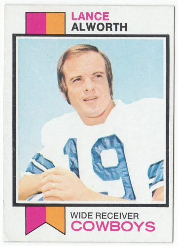 1973 Topps #61 Lance Alworth front