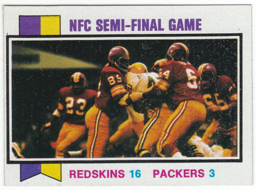1973 Topps #135 NFC Semi Final Game front