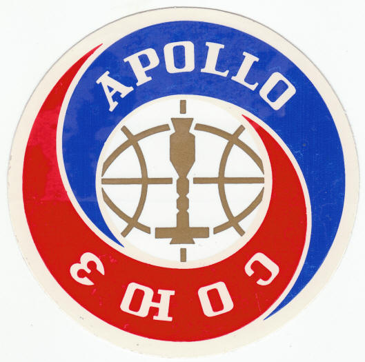Apollo Soyuz Emblem Sticker 1975