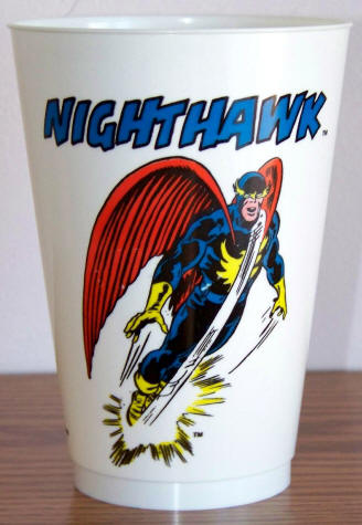 Nighthawk Marvel 7-11 Superhero Slurpee Cup
