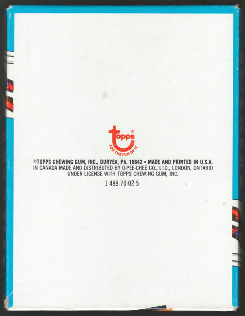 1975 Topps Comic Book Heroes Stickers Wax Pack Box
