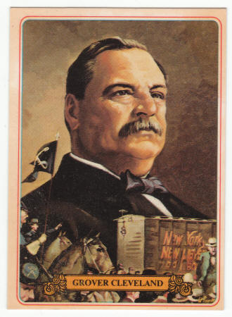 1976 Belart Know Your US Presidents #22 Grover Cleveland front
