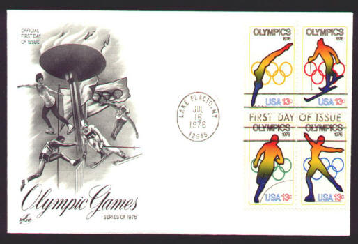 Scott #1695-1698 1976 Olympic Games First Day Cover
