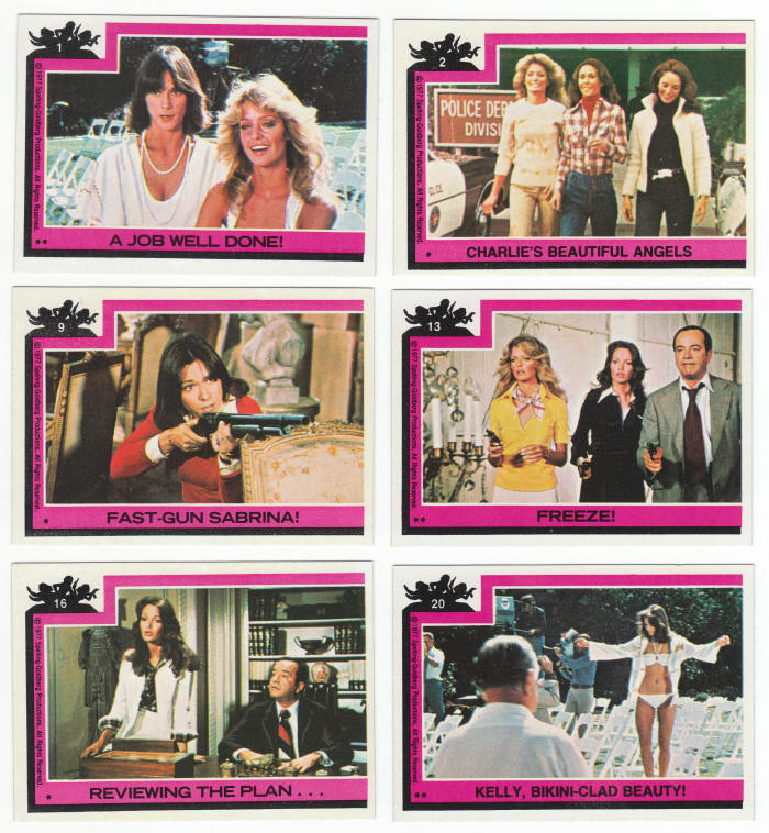 1977 Topps Charlies Angels Series 1 Cards
