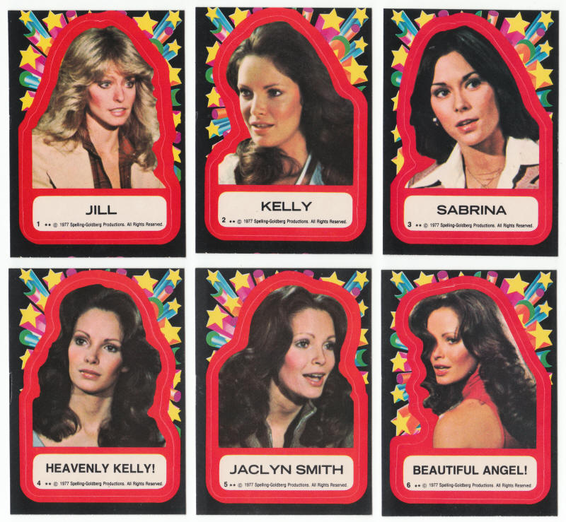 1977 Topps Charlies Angels Series 1 Stickers