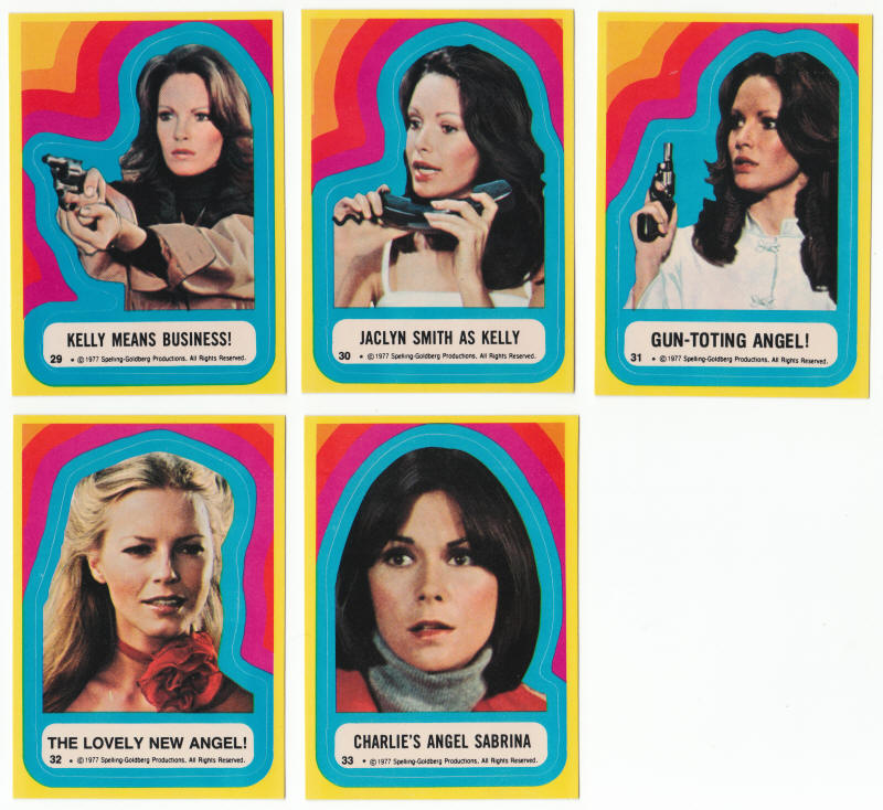 1977 Topps Charlies Angels 3rd Series Stickers