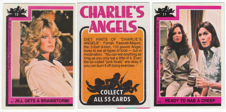 1977 Topps Charlies Angels Series 1 Cards