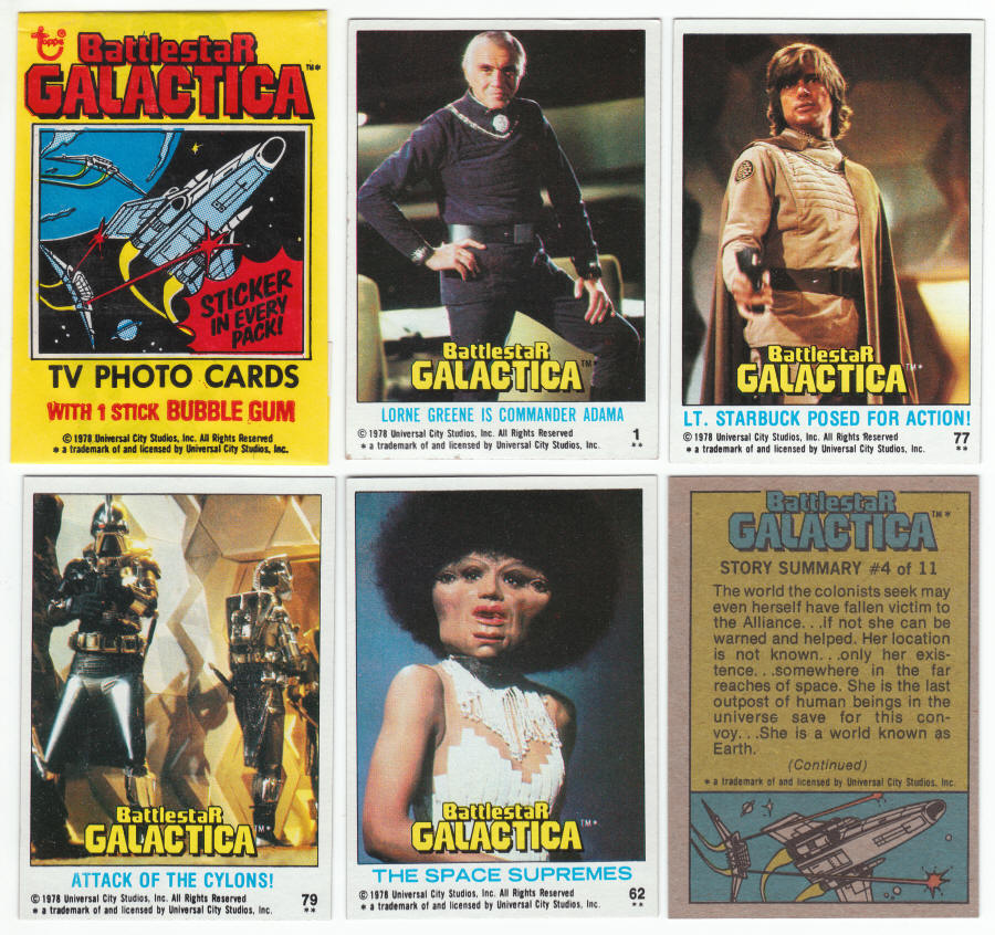 1978 Topps Battlestar Galactica Trading Card Set